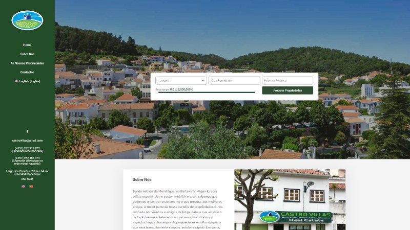 Screenshot do site Site Empresarial