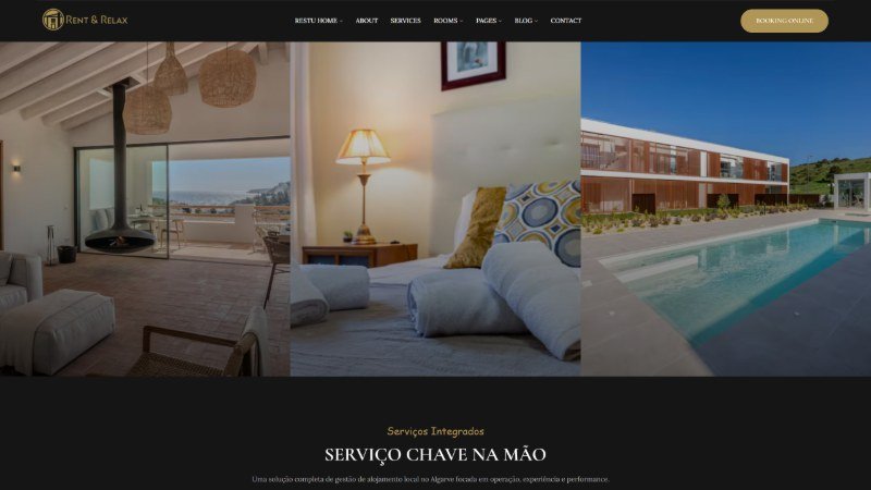 Screenshot do site Site Empresarial